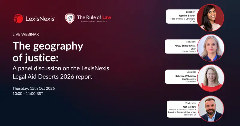 Webinar: The geography of justice