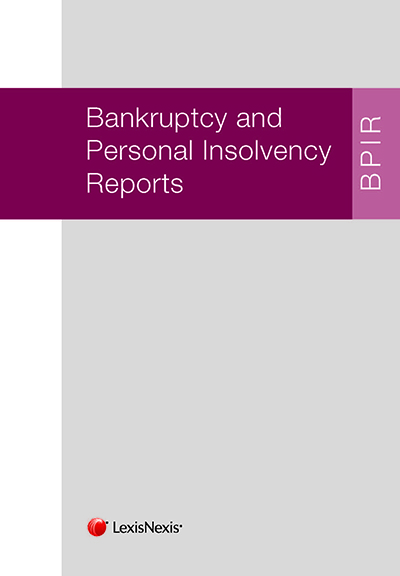 Bankruptcy and Personal Insolvency Reports Parts