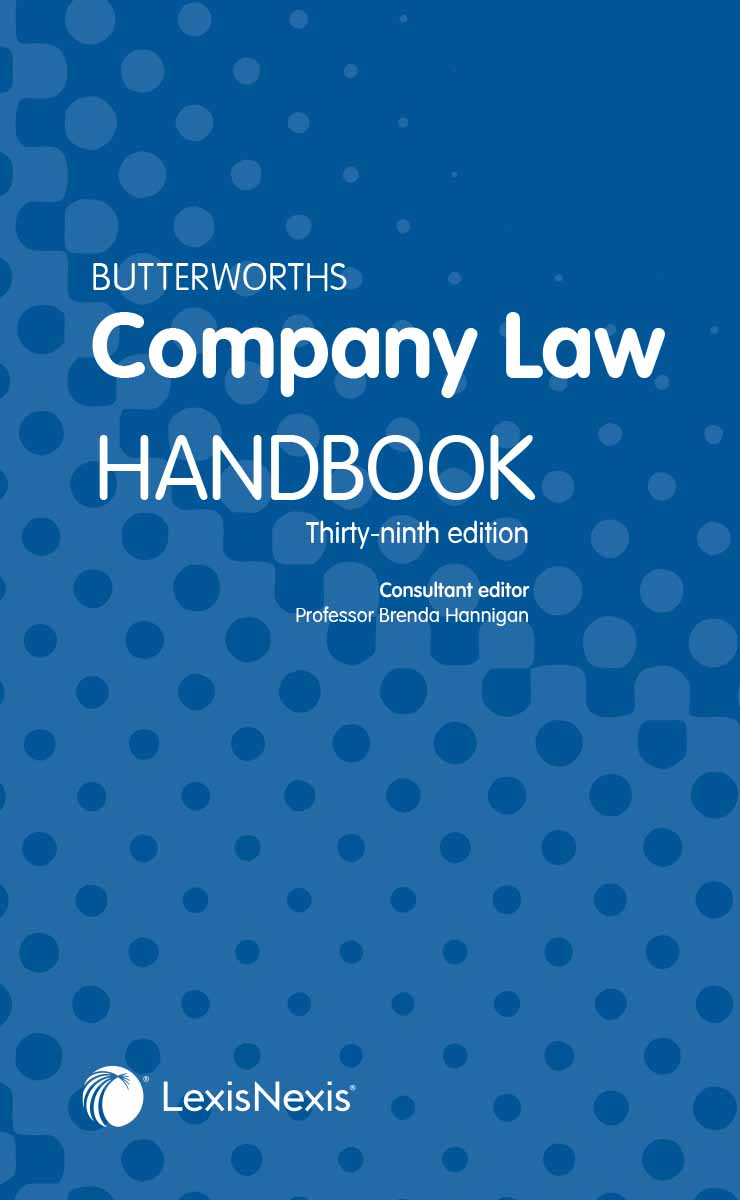 Butterworths Company Law Handbook 39th edition