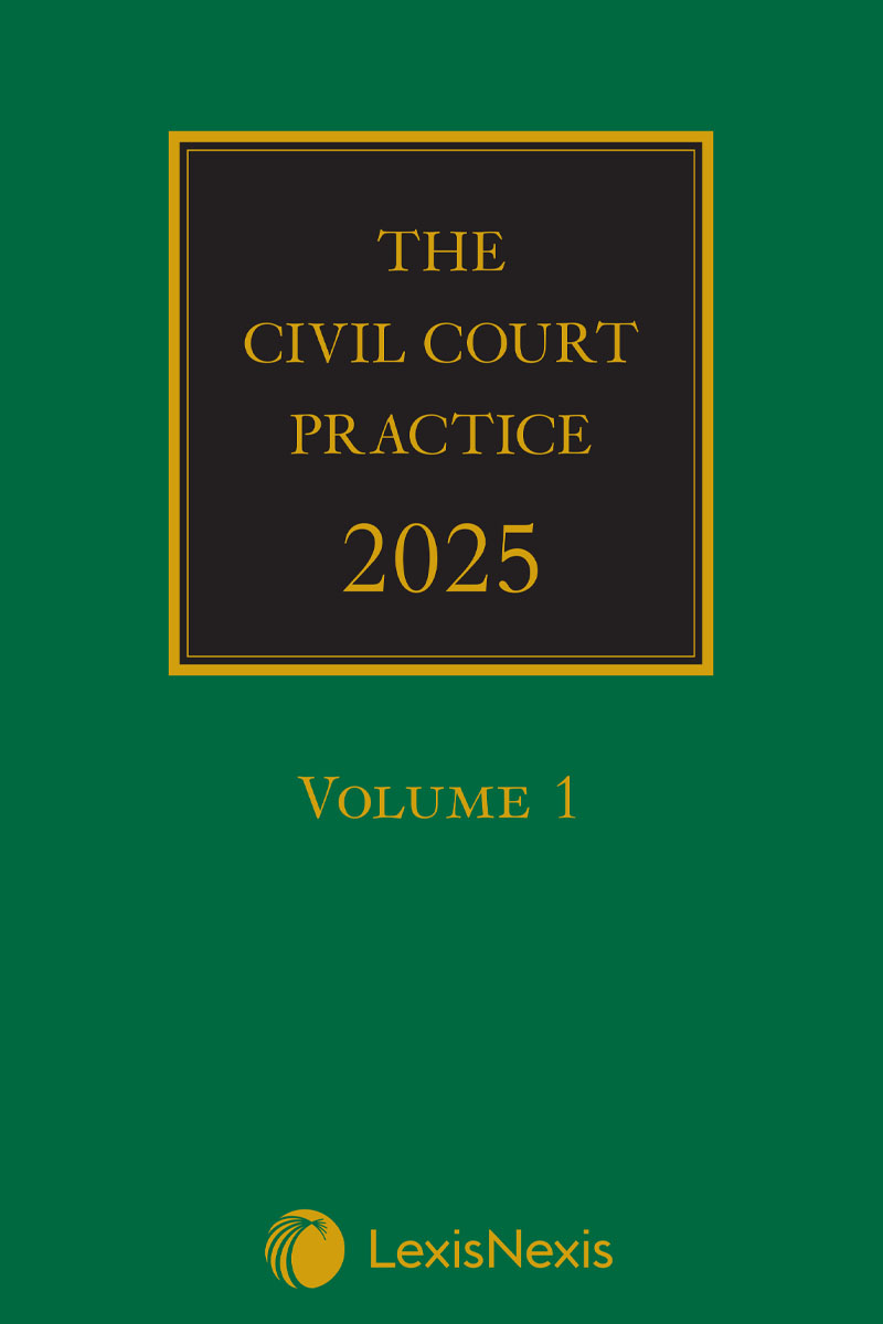 The Civil Court Practice 2025 (The Green Book)(Hardcopy, CD & eBook)
