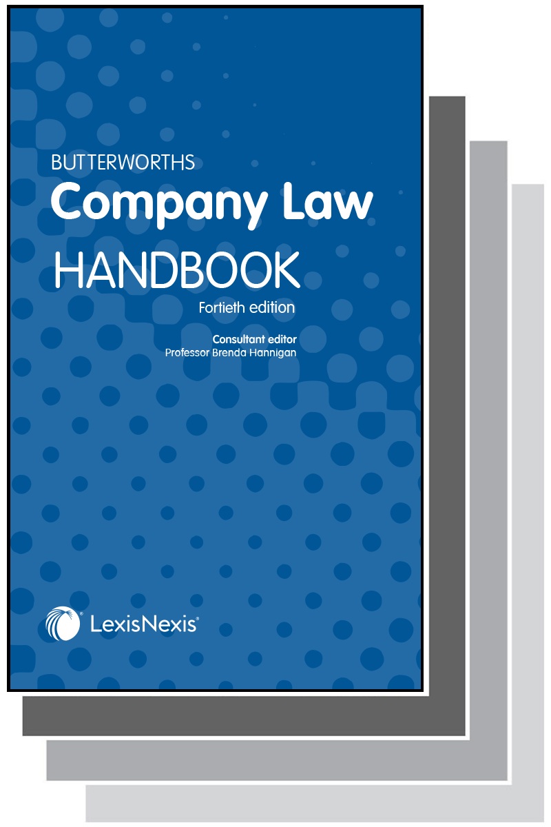 Butterworths Company Law Handbook 40th edition and Company Secretary's Handbook 36th edition & Tolley's Company Law Handbook 34th edition