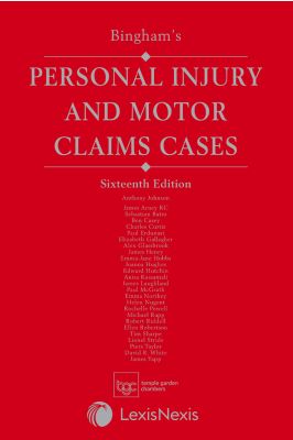 Bingham's Personal Injury and Motor Claims Cases 16th edition