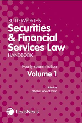 Butterworths Securities and Financial Services Law Handbook 27th edition