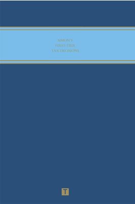 Simons First-tier Decisions Bound Volume Set 2009-date