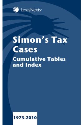 Simons Tax Cases 2011 Bound Volume Part 1