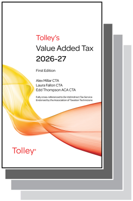 Tolley's Value Added Tax 2026-27 Set
