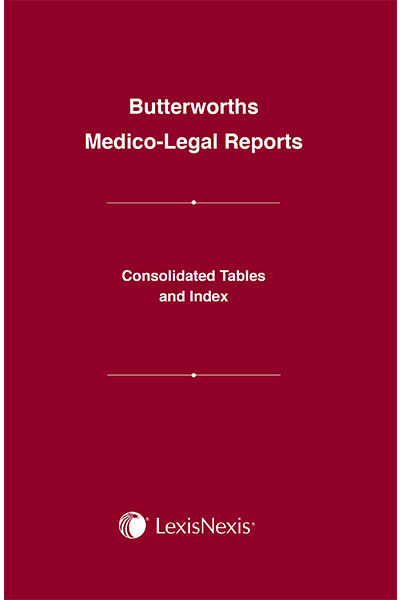 Butterworths Medico-Legal Reports Set