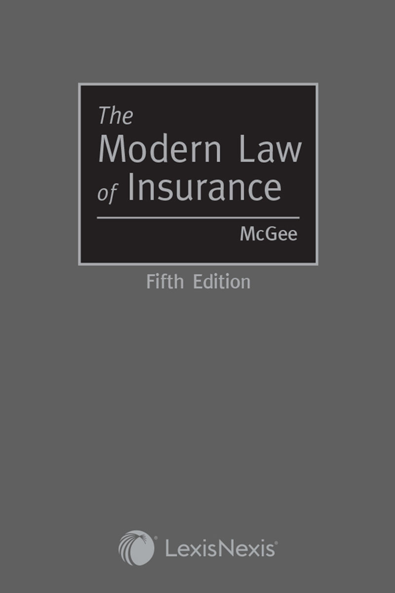 McGee: The Modern Law of Insurance Fifth edition