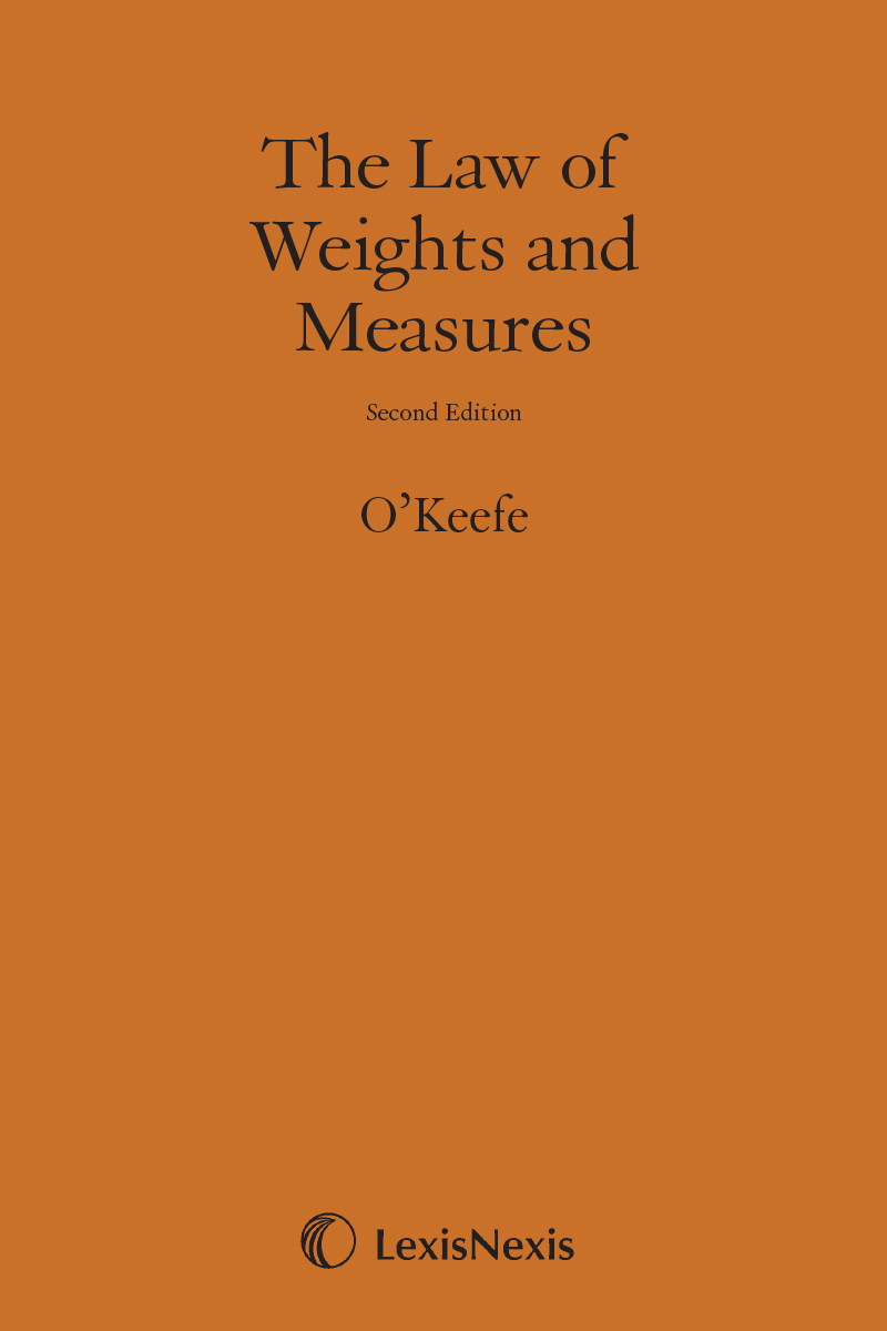 OKeefe: The Law of Weights and Measures
