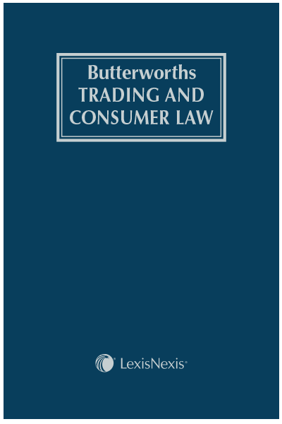 Butterworths Trading and Consumer Law