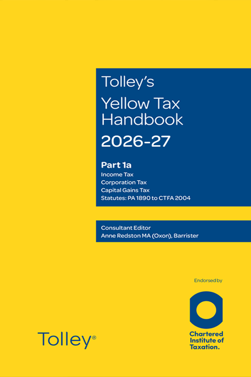 Tolley's Yellow Tax Handbook 2026-27